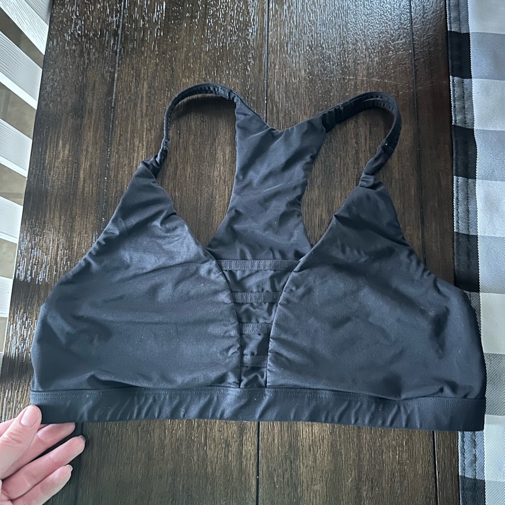 Mesh front sports bra